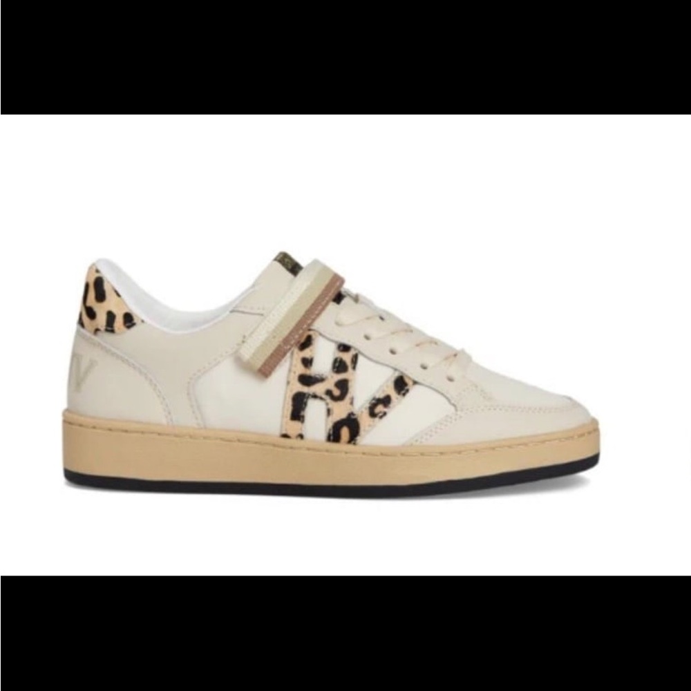 Vintage Havana Women's Cream and Leopard Print Sneakers